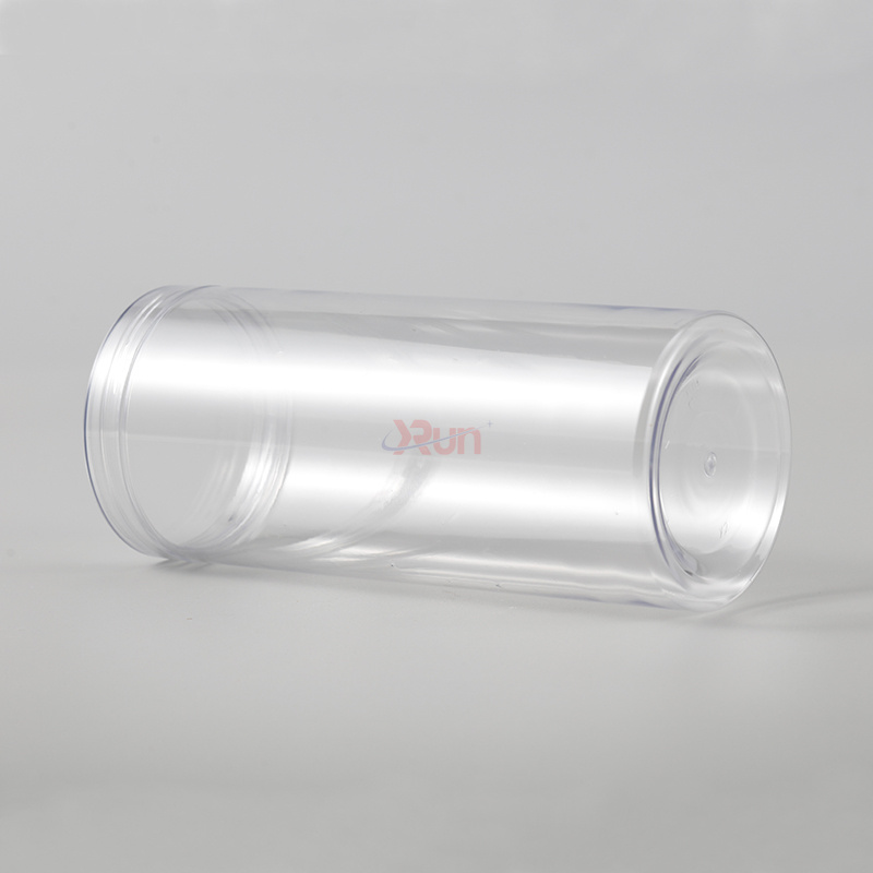 Our plastic jars with wide mouth for medicine can also serve as versatile round PET jars and a great nuts container for recyclable food packaging.